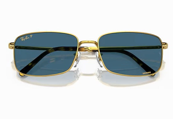 Ray Ban Sunglasses UNISEX RB3717 Gold and Blue