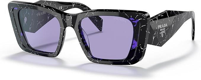 Occhiali Prada sole donna OPR22YS VIOLET BLACK MARBLE A SPECCHIO