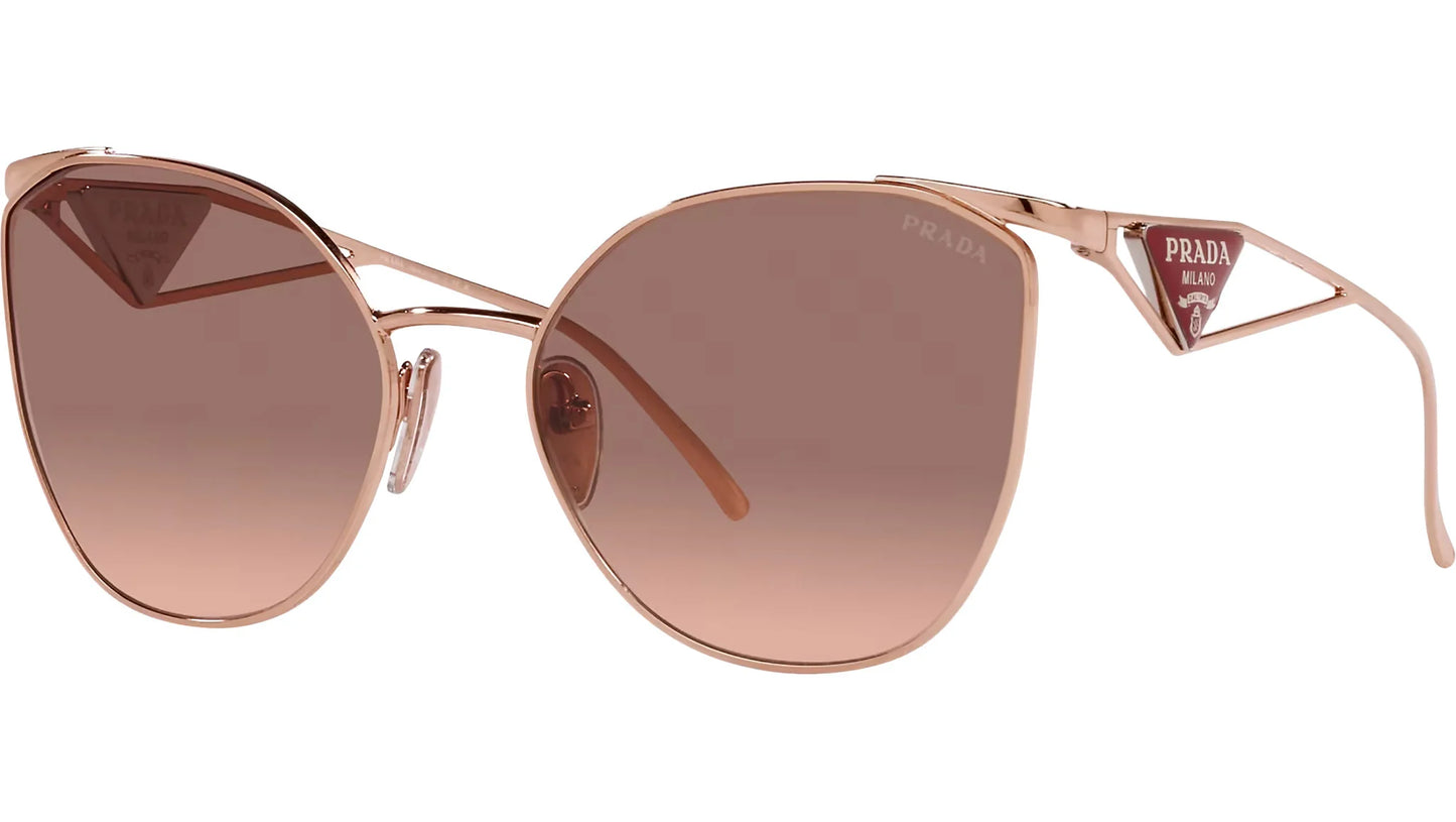 Occhiali Prada sole donna opr50zs pink gold geomteric