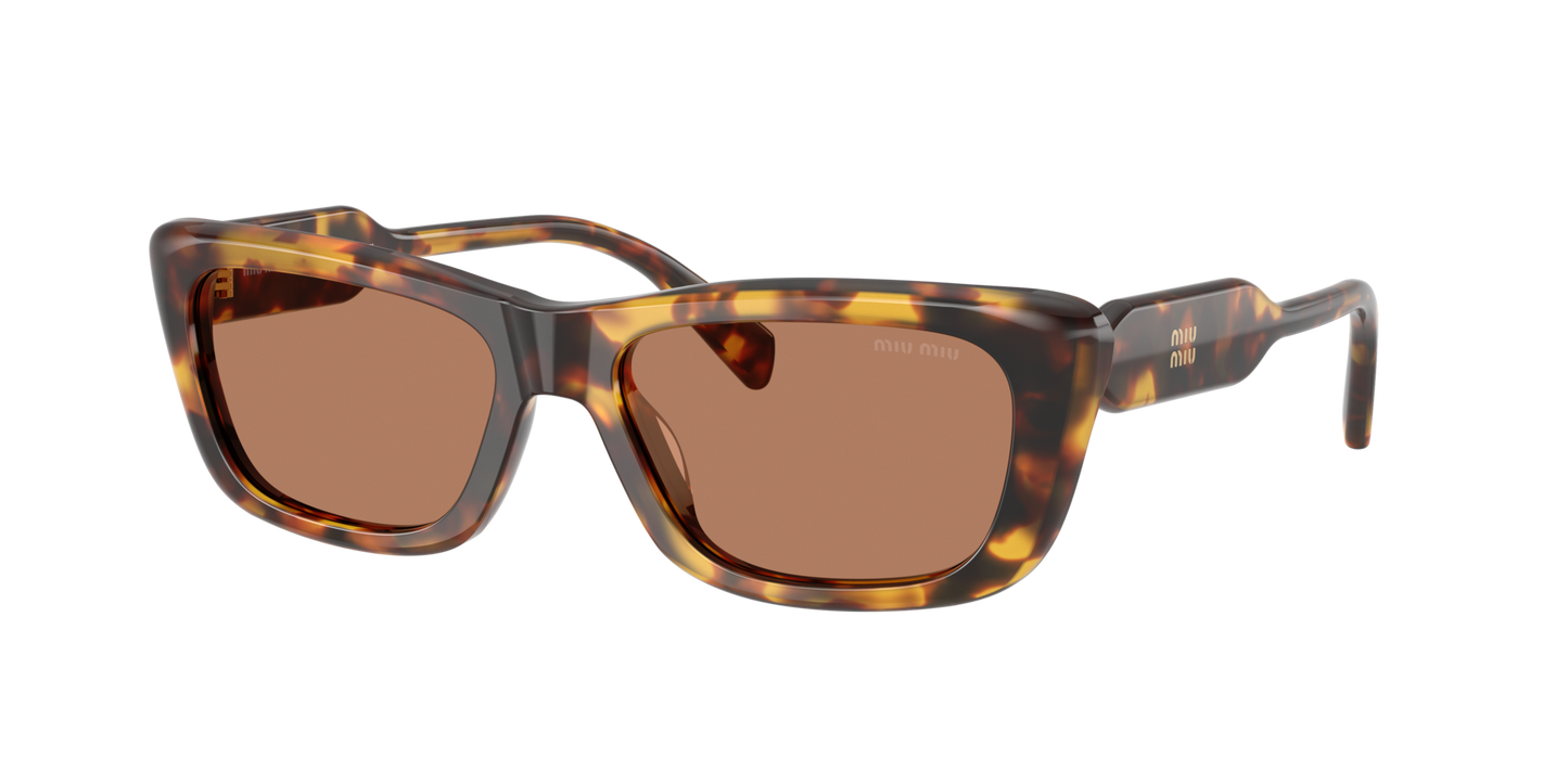 OCCHIALE MIU MIU MU DA SOLE DONNA B12S 14L20D 56-17 HONEY HAVANA