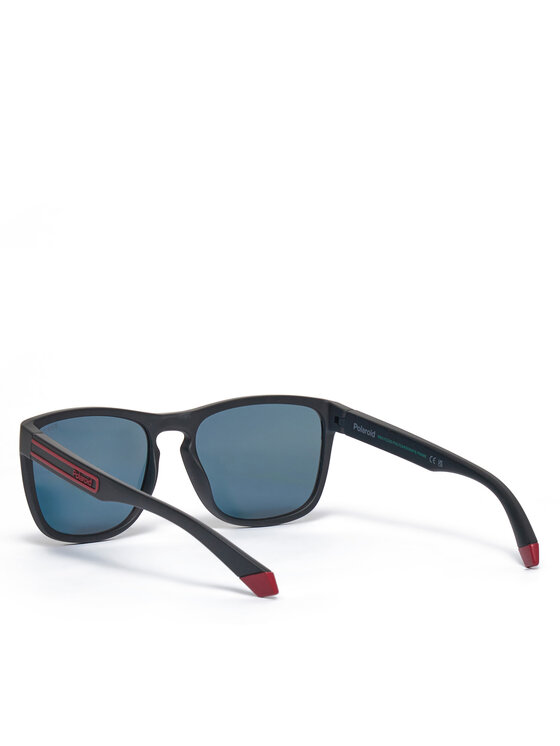 occhiale polaroid pld2161s unisex da sole black red