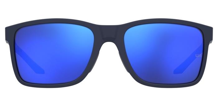 OCCHIALE DA SOLE UNDER ARMOUR UOMO UA HUSTLE XL PJPZO NERI E AZZURRI
