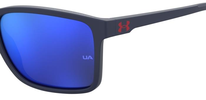 OCCHIALE DA SOLE UNDER ARMOUR UOMO UA HUSTLE XL PJPZO NERI E AZZURRI