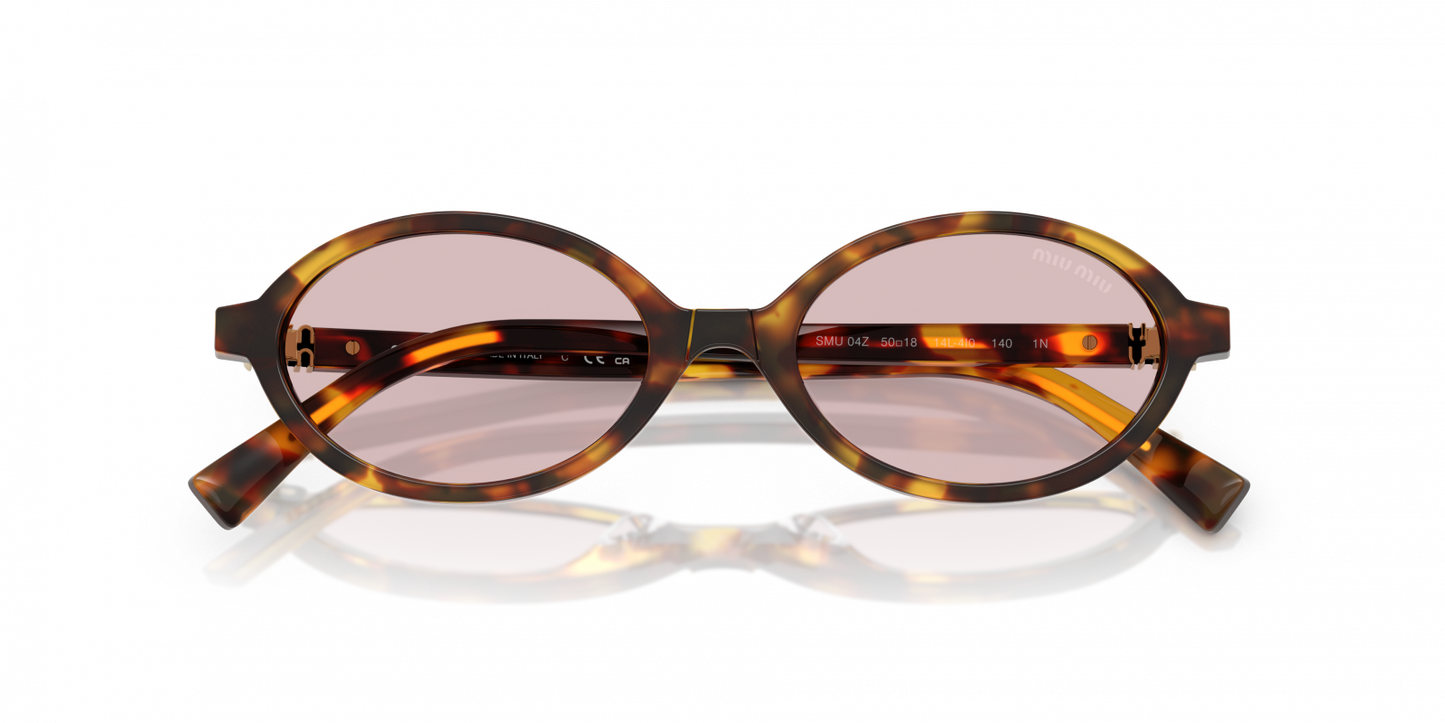 occhiale miu miu mu 04z sole da donna vau 50d  14l 4I0 havana e rosa