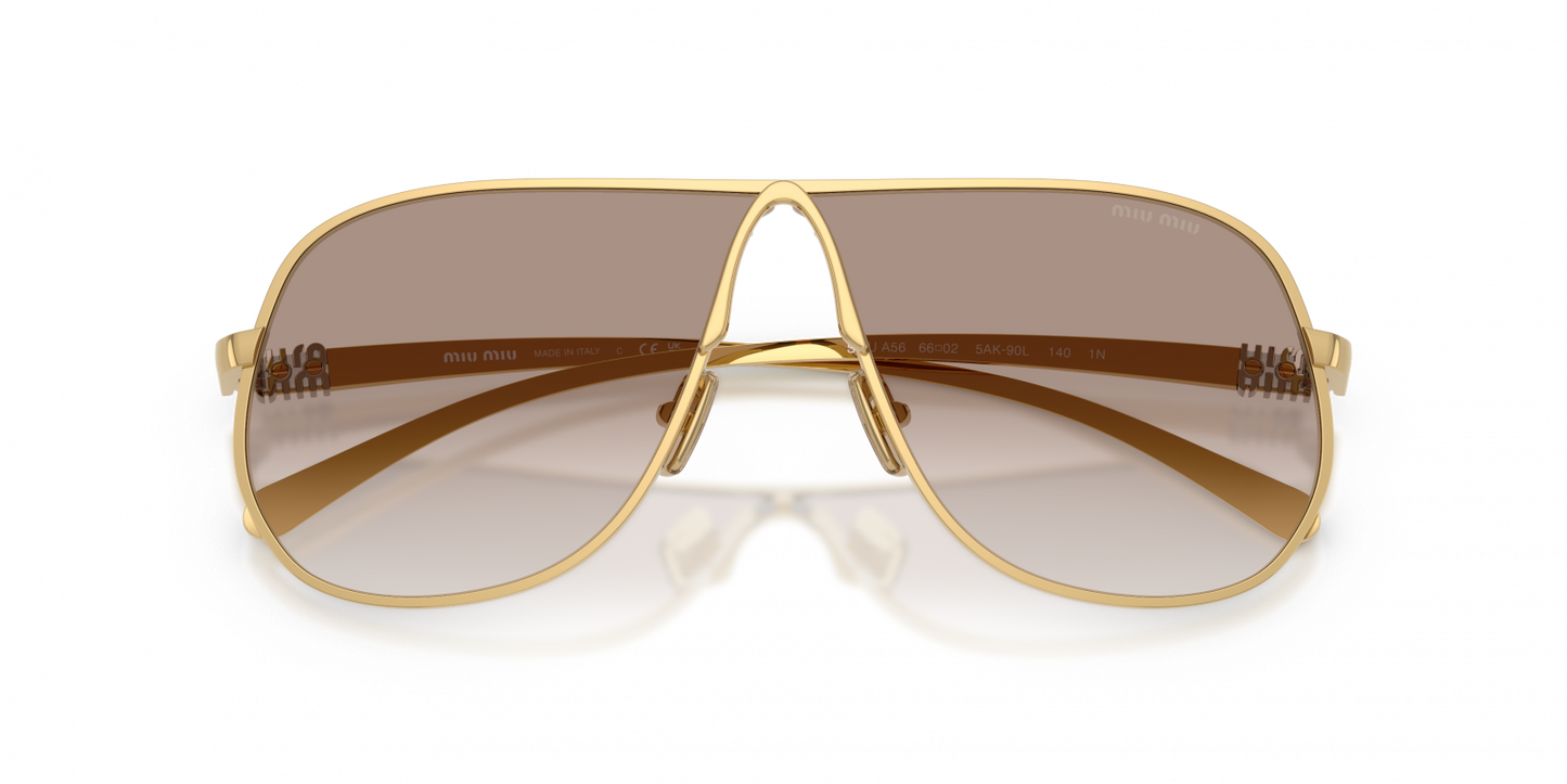 OCCHIALE DA SOLE DONNA MIU MIU MU 5AK90L ORO