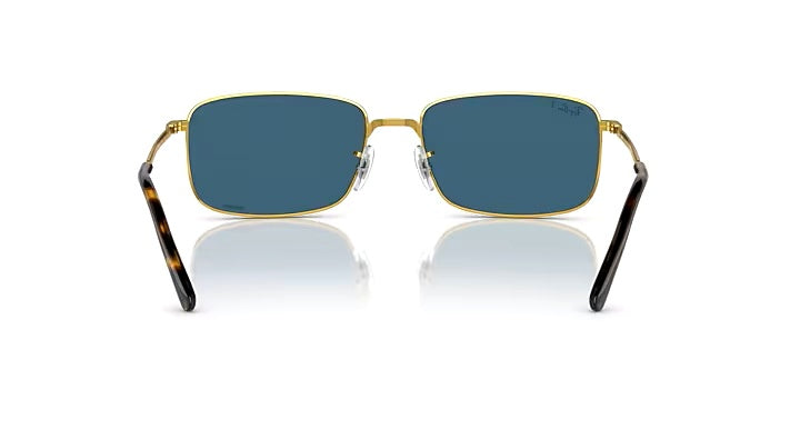 Occhiale da sole ray ban UNISEX sole rb3717 oro e blu&nbsp;