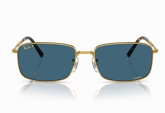 Occhiale da sole ray ban UNISEX sole rb3717 oro e blu&nbsp;