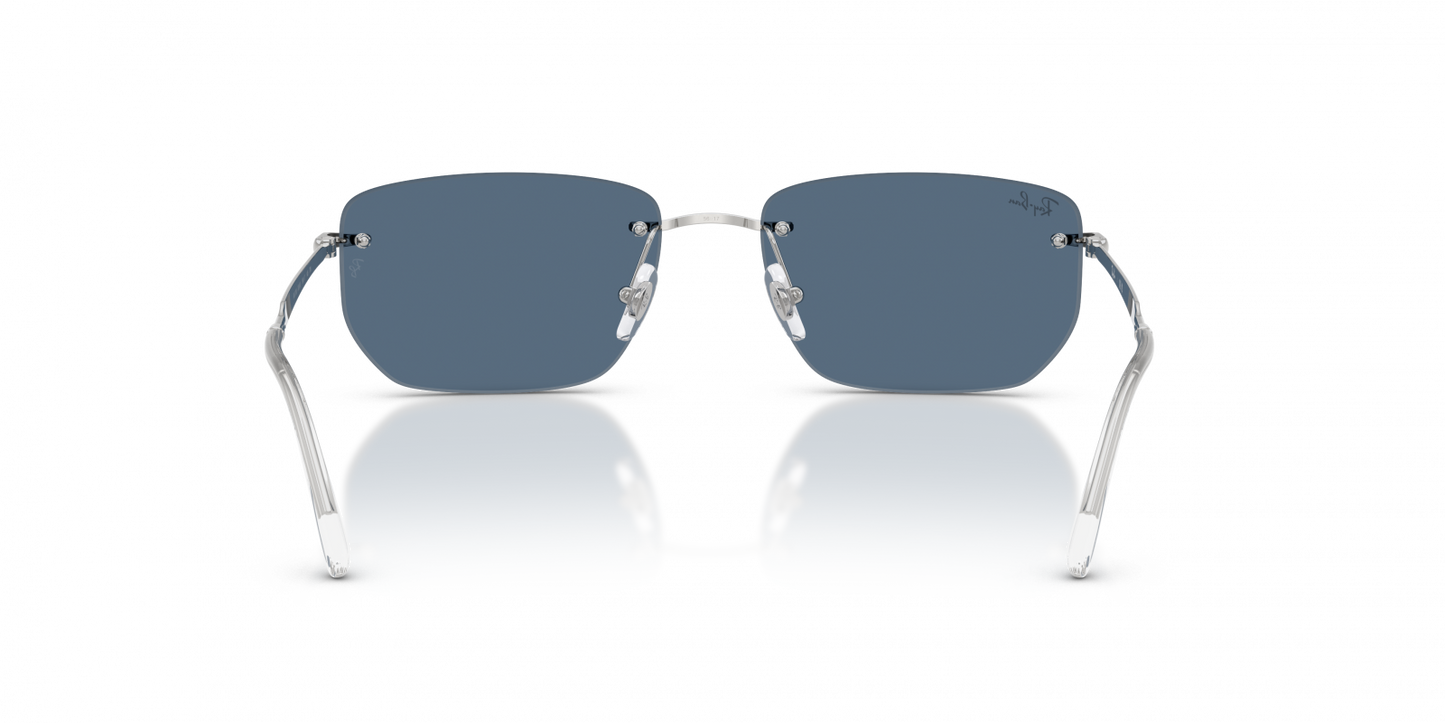 occhiale da sole ray ban uomo RB3768 003 80 argento