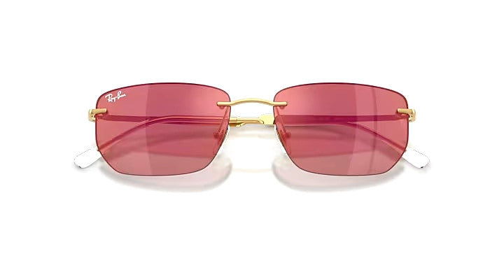 OCCHIALE DA SOLE RAY BAN DONNA RB3768 001 DO VIOLA E ROSSO