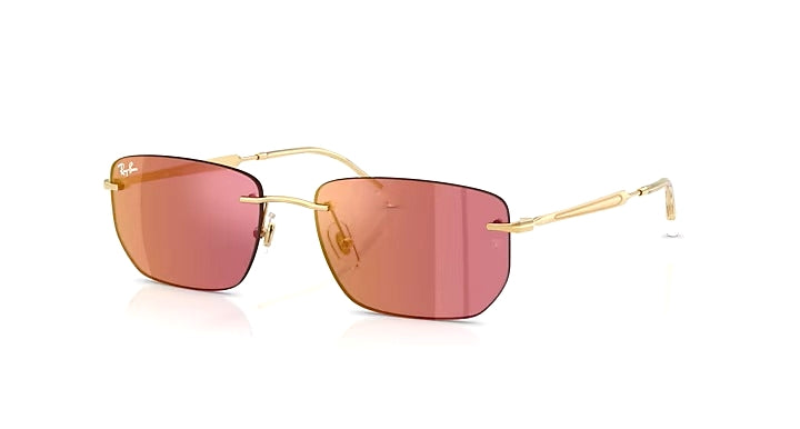 OCCHIALE DA SOLE RAY BAN DONNA RB3768 001 DO VIOLA E ROSSO