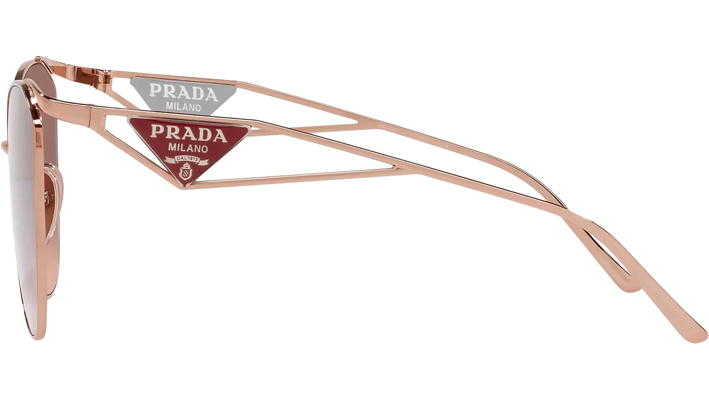 Occhiale Prada sole donna opr50zs pink gold geomteric