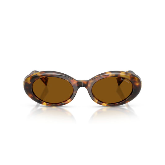 occhiale miu miu mu DA SOLE donna omub09s 14l20 havana