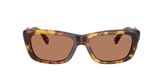 OCCHIALE MIU MIU MU DA SOLE DONNA B12S 14L20D 56-17 HONEY HAVANA