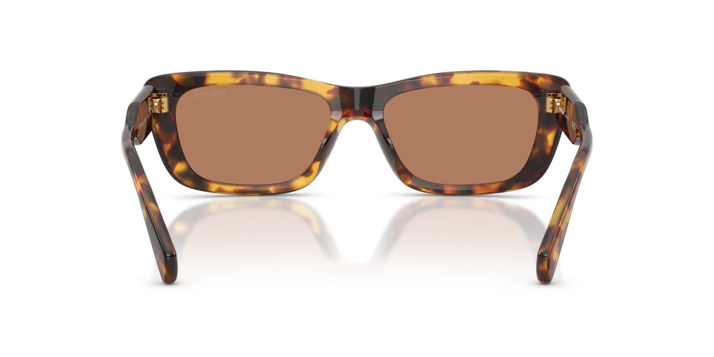 OCCHIALE MIU MIU MU DA SOLE DONNA B12S 14L20D 56-17 HONEY HAVANA