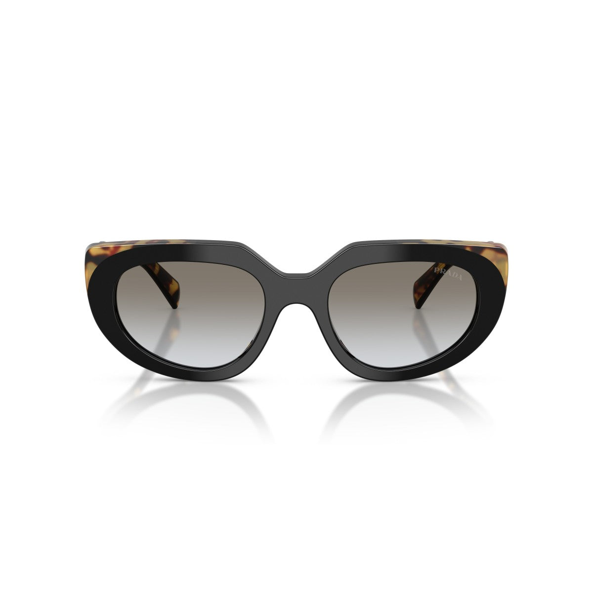 occhiale prada da sole donna OPR D02S 0CD80L nero e tartaruga